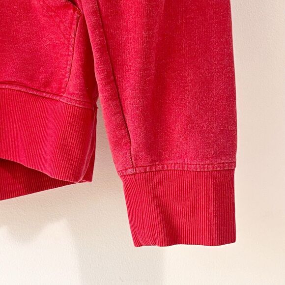 Patagonia Men’s M Uprisal Graphic Pullover Hoodie Sweatshirt Red Organic Cotton - Picture 15 of 16